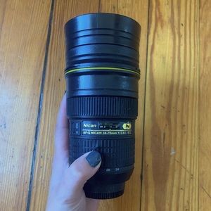 Novelty Nican insulated coffee mug* not a real lense